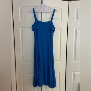 ANN TAYLOR LONG BLUE DRESS NWT